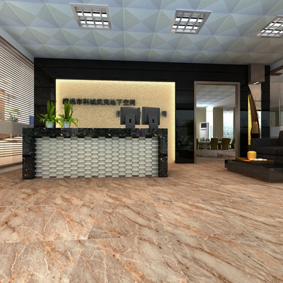Lo spessore di pavimentazione di marmo resistente della plancia del vinile di sguardo dell'umidità 2/3mm facili mantiene
