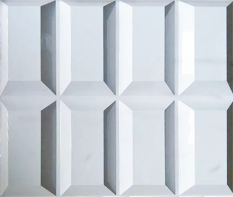 Tipo di U.S.A. dei pannelli di parete del PVC di resistenza al fuoco 3D per KTV/supermercato decorativi